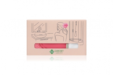 Green Fiber CARE SET Laska Mini Набор для очищения кожи лица, шеи и декольте